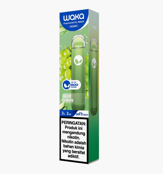 WAKA 600 puffs Aloe Grape